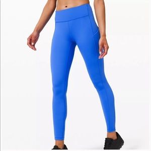 NWT Lululemon speed up tights wild bluebell 6